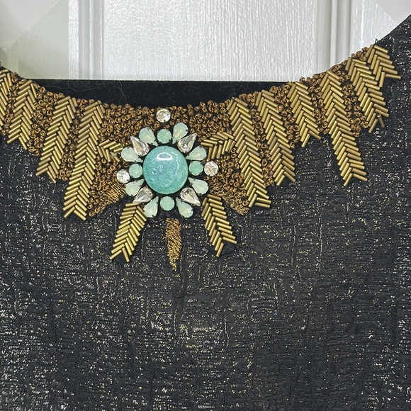 Twelfth Street by Cynthia Vincent Black Fit and Flare Mini Cocktail Dress - Picture 3 of 7